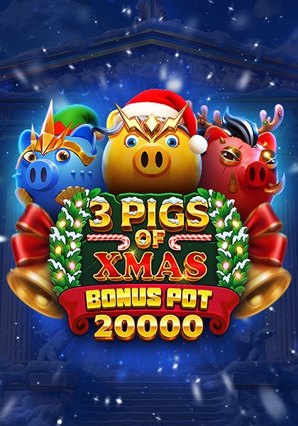 Play 3 Pigs of Xmas Bonus Pot 20,000 94